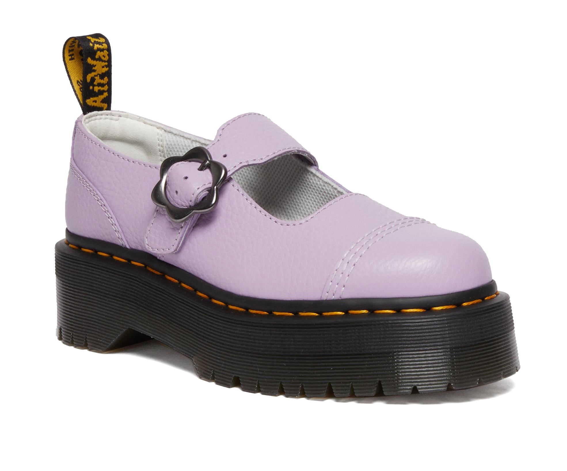 Addina Flower Buckle Platforms