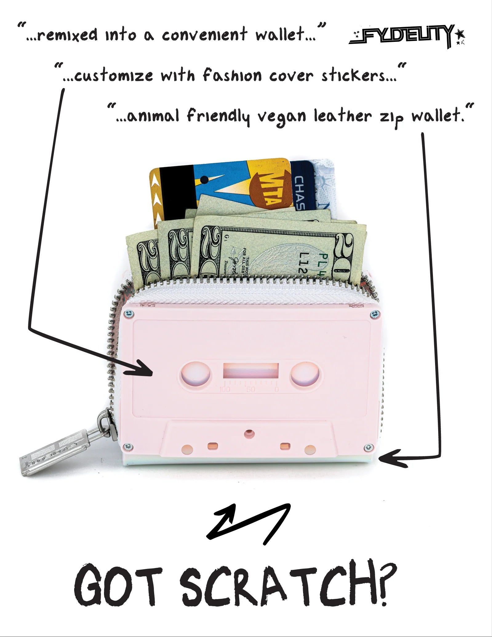 Retro Cassette Tape Wallet