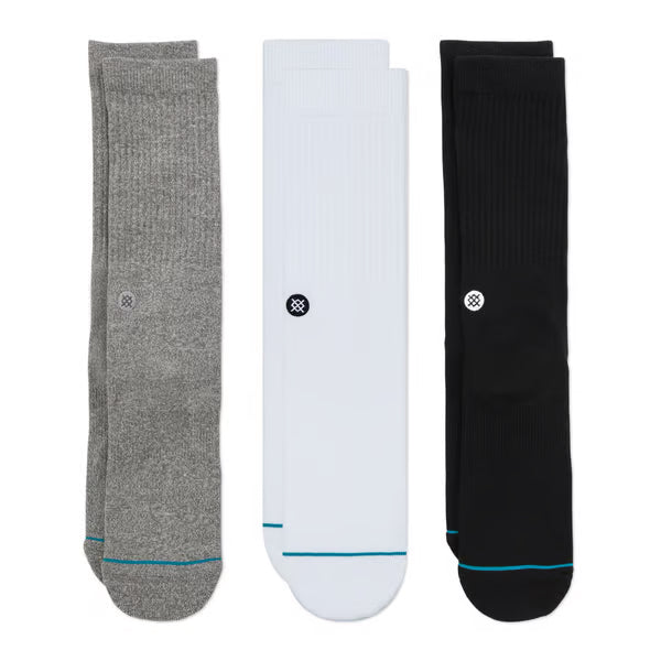 Icon 3-Pack Crew Socks