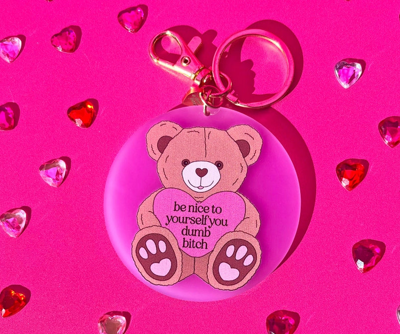 Be Nice To Yourself Keychain