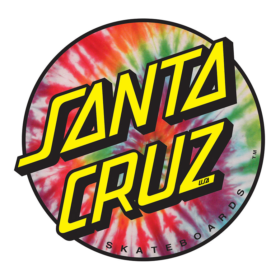 Tie Dye Santa Cruz Sticker