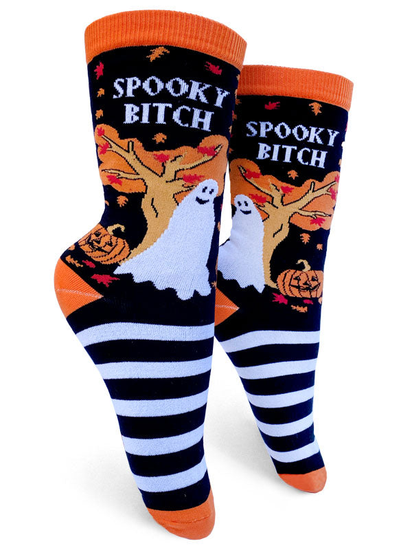 Women’s Spooky Bitch Crew Socks