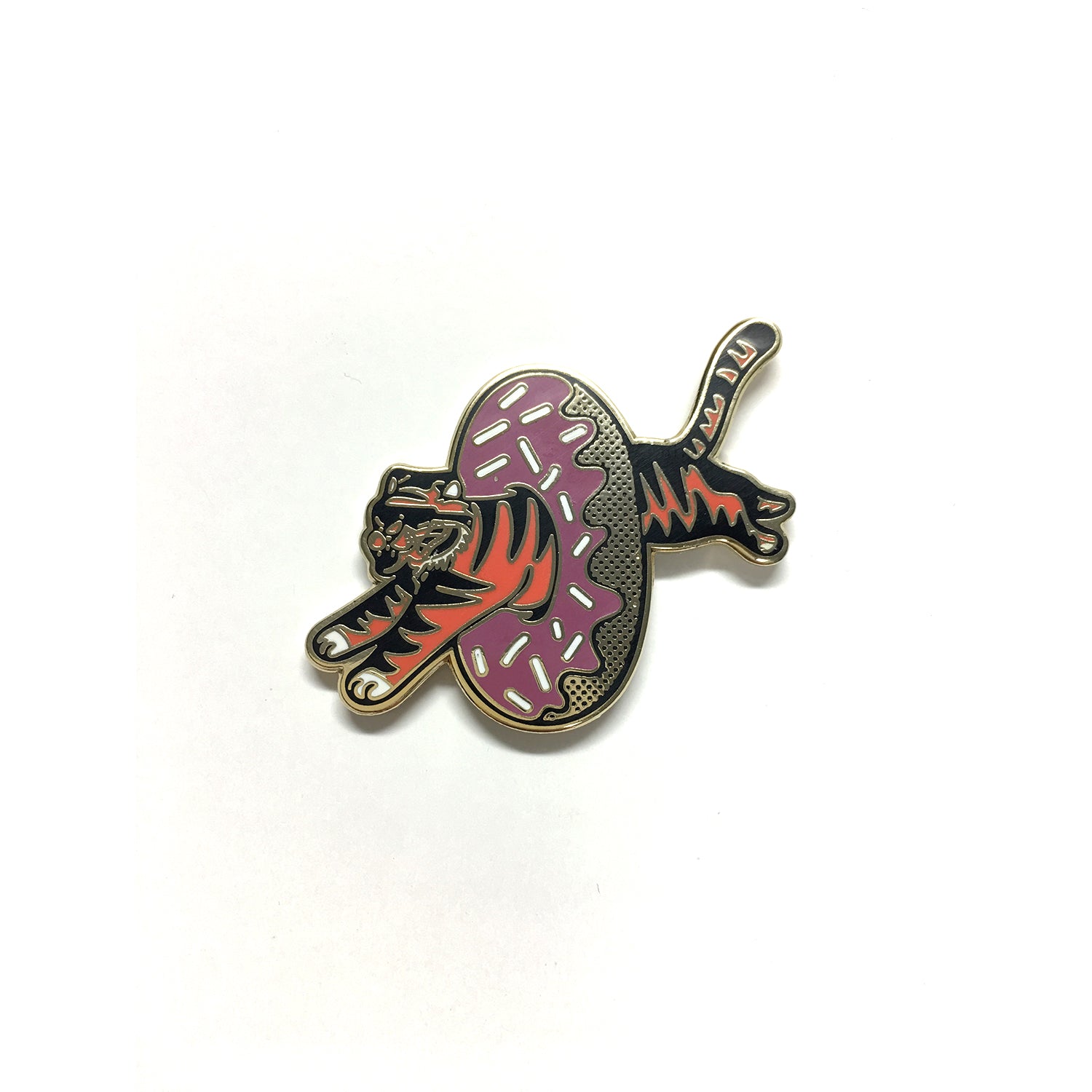 Tiger Donut Pin