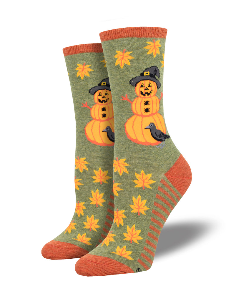 Women's Pumpkinman Crew Socks