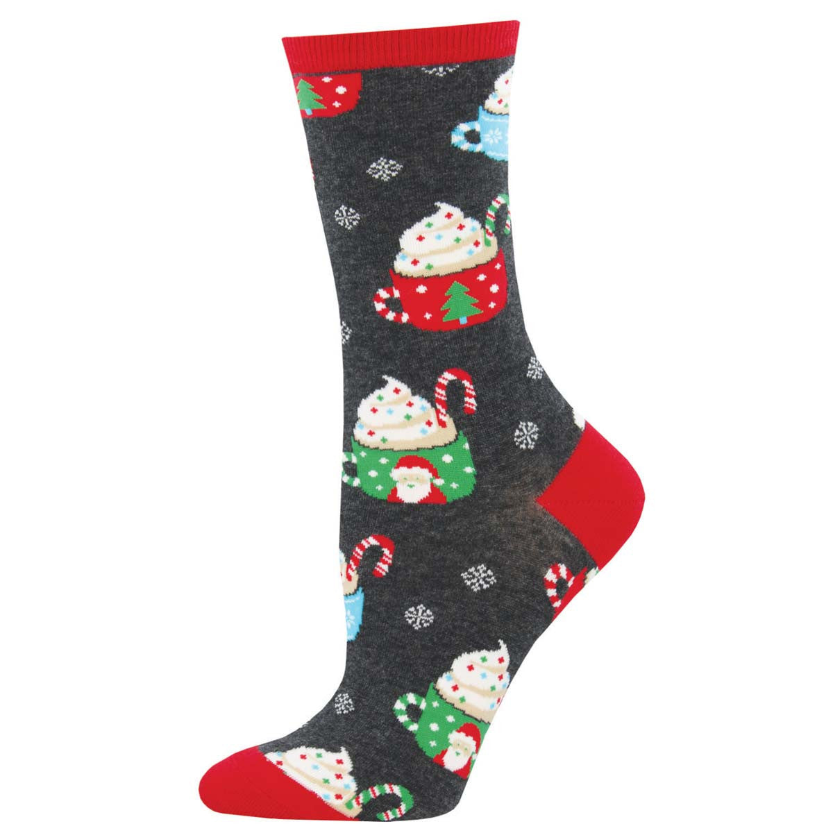 Women's Cocoa Christmas Crew Socks