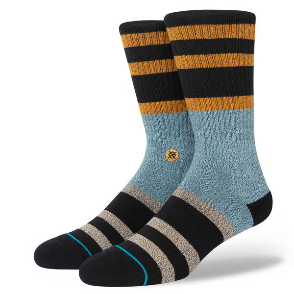 Staggered Crew Socks