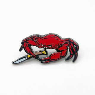 Stabby Crabby Pin