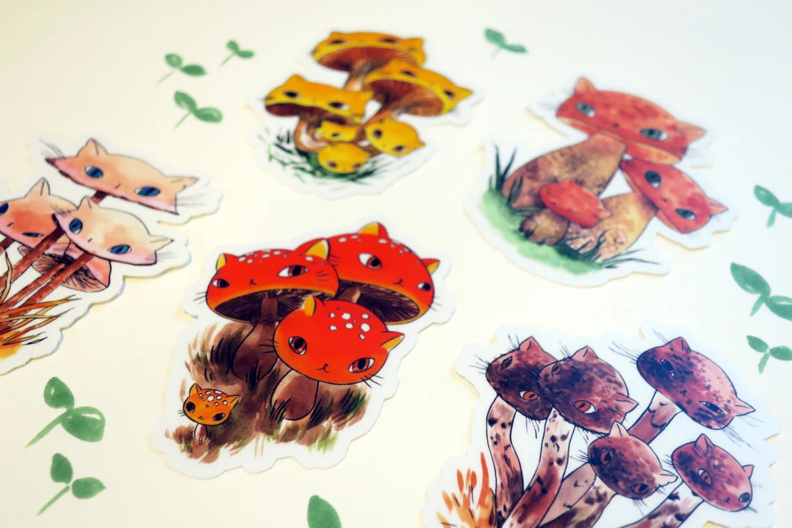 Meowshroom Pinkies Sticker