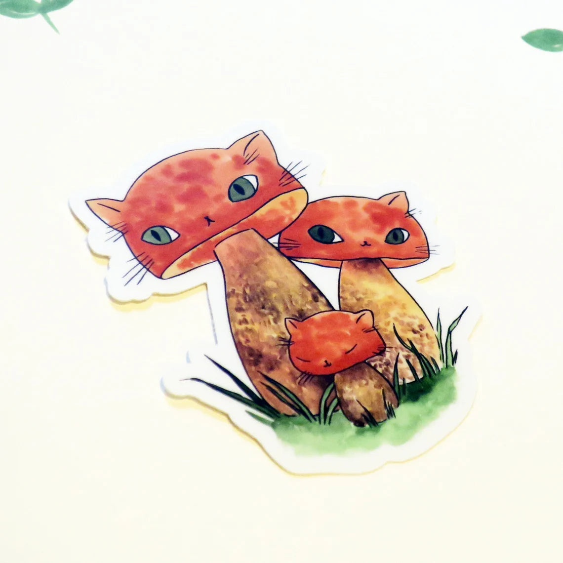 Meowshroom Boletes Sticker