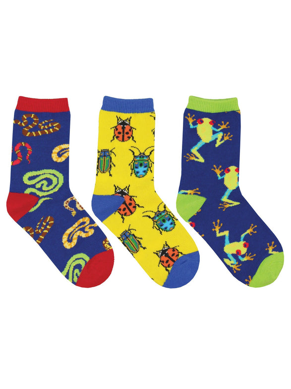 Kids' Science Camp 3-Pack Crew Socks